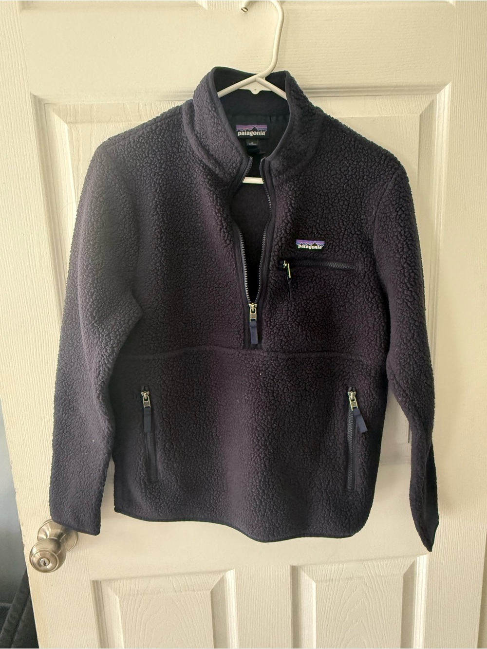 Patagonia Women's Dark Navy/Black Fleece Pullover